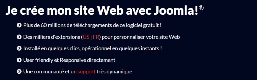 Créer son site avec le CMS Joomla