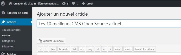 Les 10 meilleurs CMS pour créer son site Internet - Coup d'Oeil sur l ...