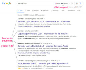 Annonce Google Ads