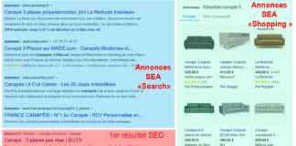 Différence SEA et SEO