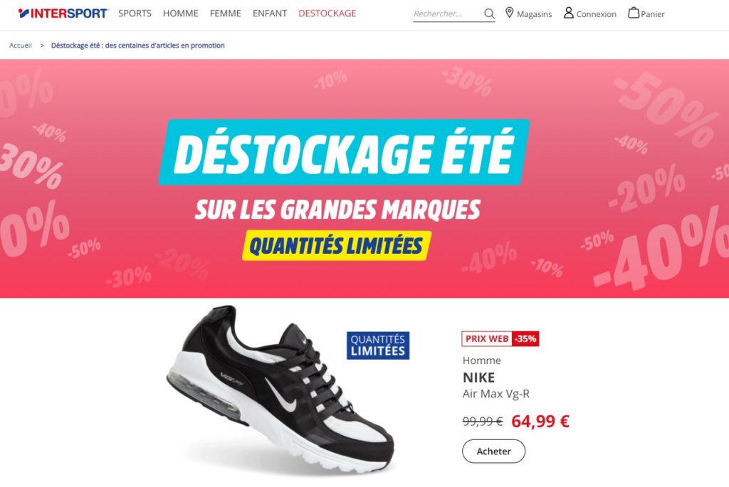 Déstockage été Interspoort