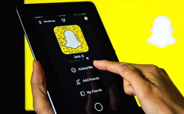 application snaptchat sur smartphone android