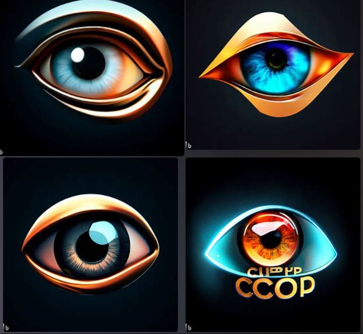 coup d'oeil company, logo conception, 4k, realistic