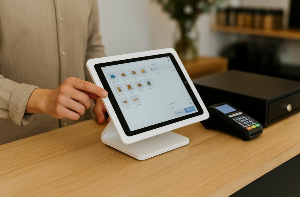 Caisse sur tablette ipad